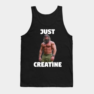 Liver King "Just Creatine" Gym Meme Tank Top